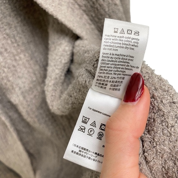 Barefoot Dreams Cozychic Lite Island Cardigan In Nickel Size XL - Picture 7 of 11